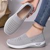 Women's Woven Breathable Shoes Arch Support Diabetes Foam Shoes Walking Anti-Slip Sports Shoes Indoor Outdoor Casual Athletic Work Sneakers for Women