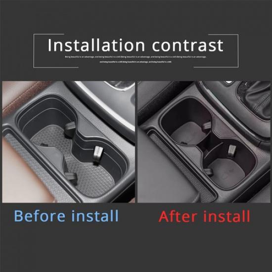 TPE Black Center Console Water Cup Holder For Honda CR-V CRV -2024