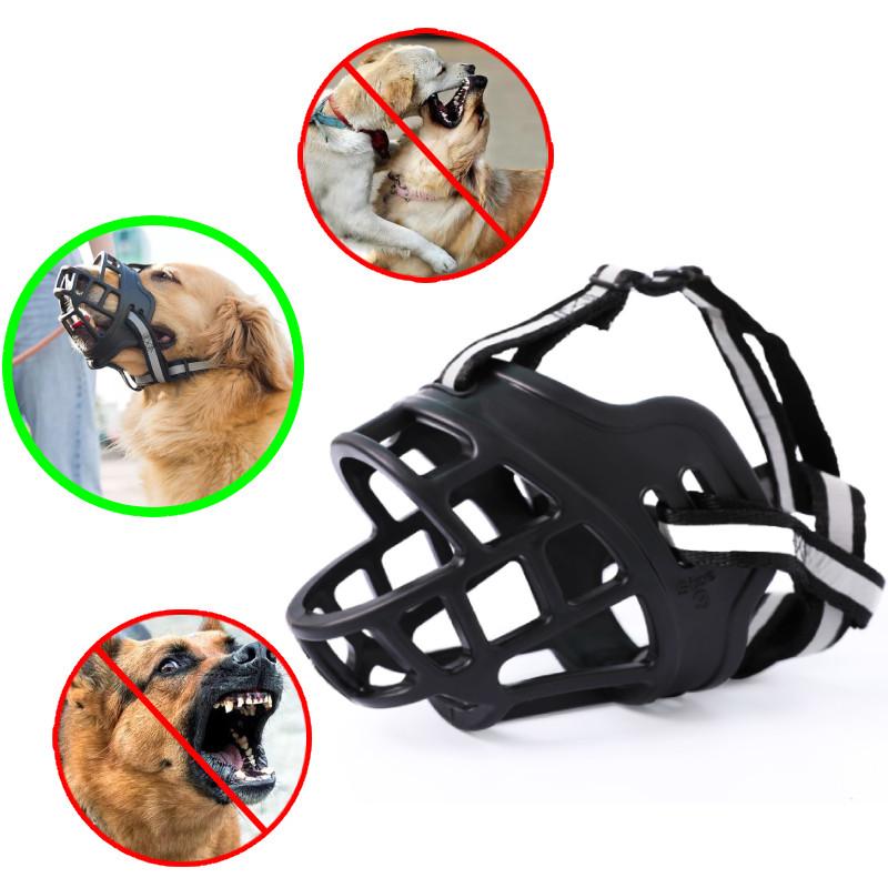 Verstellbarer Kunststoff-Hundemaulkorb mit Schutzeigenschaften für sichere und komfortable Anwendung