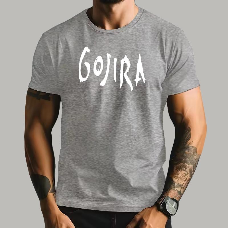 Pánské tričko Gojira Tričko Pánské Metalová hudba Bavlna Černé tričko