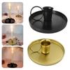 Portable Candle Holder Desktop Candlestick Adornment Metal Candlestick Taper Candle Holder with Handle Home Wedding Decorations