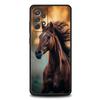 Phone Case For Samsung Galaxy A15 A13 A51 A71 A41 A31 A21S A03S A05 A35 A32 A55 A23 A25 A33 A53 A73 5G Horse Animal TPU Cover