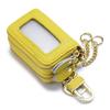 Genuine Leather High-value Double Zipper Key Bag Large Capacity New Waist Hanging Storage Bag Unisex Portable Key Bag