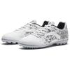 Anta TF Turf Artificial Turf Slip Resistant Abrasion Resistant Soccer Shoes Men's White Gray 912222201-4