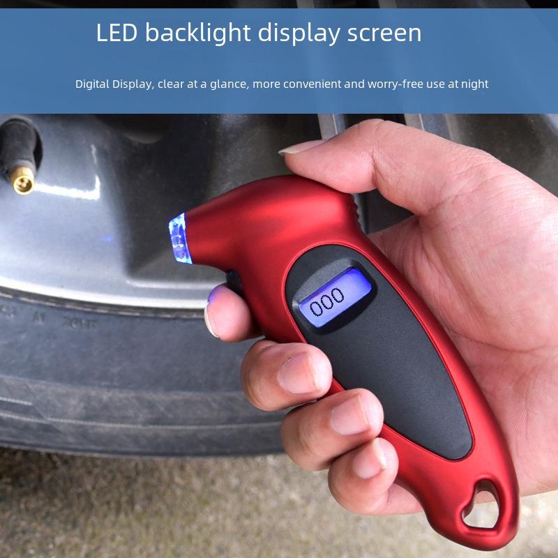 High-Precision Digital Tire Pressure Gauge with On-Board Display