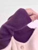 Women's Persimmon Red Stand-Up Collar Knit Sweater - Warm, Stylish Miu Style Long-Sleeve Top for Autumn & Winter.