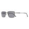 SmartBuy Collection Dune JST-168 008 Rimless Gunmetal Unisex Rectangle Sunglasses UV3 Original