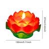 Lotus Flower Night Light Battery Operated Flickering Flame LED Lotus Flowers Lamp Romantic Creative Simulation Lotus Night Light