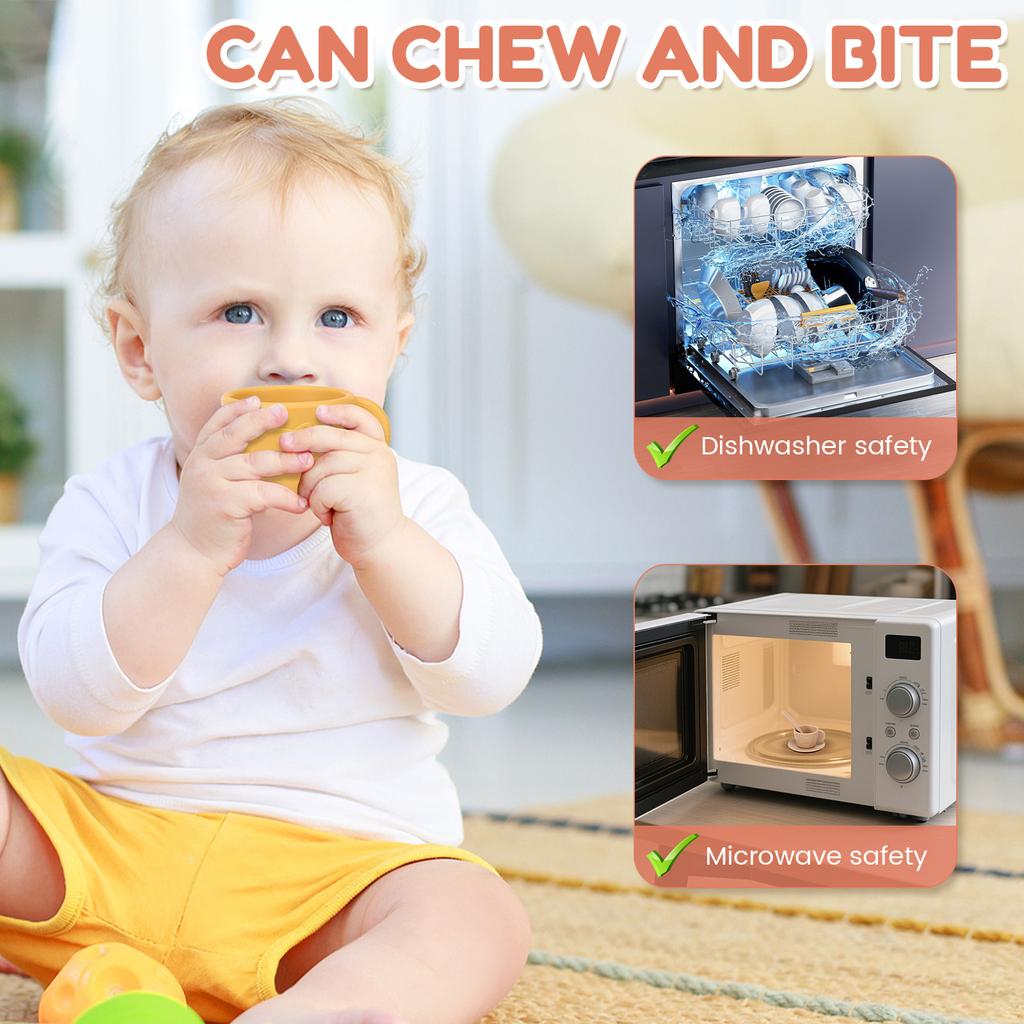 Silicone Afternoon Tea Set Toy Kitchen Accessories Tea Role Party Food Play Early Educational Toys for Toddlers Girls Boys Kids