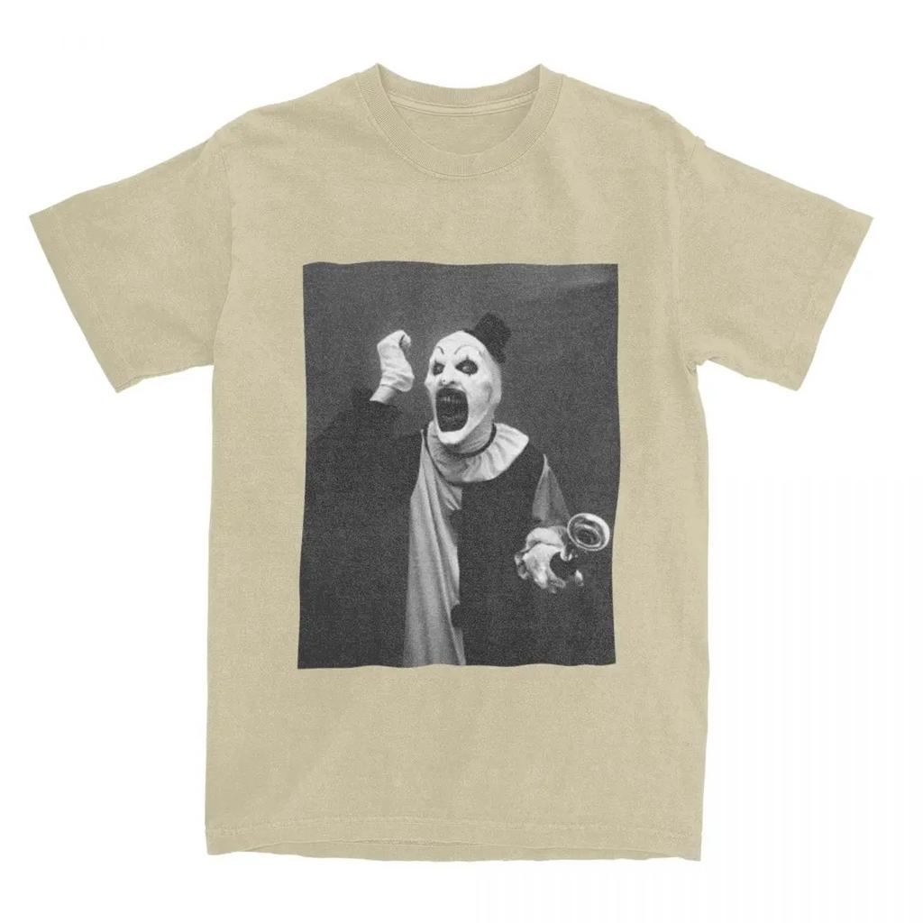 Terrifier Art Der Clown Horror T-Shirts Baumwolle Lustiges T-Shirt Rundhals T-Shirt Kurzarm Kleidung Ankunft