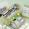 Angoo Multi Pockets Pen Bag Piórnik Płótno Duża pojemność Uchwyt Storage Pouch Organizer