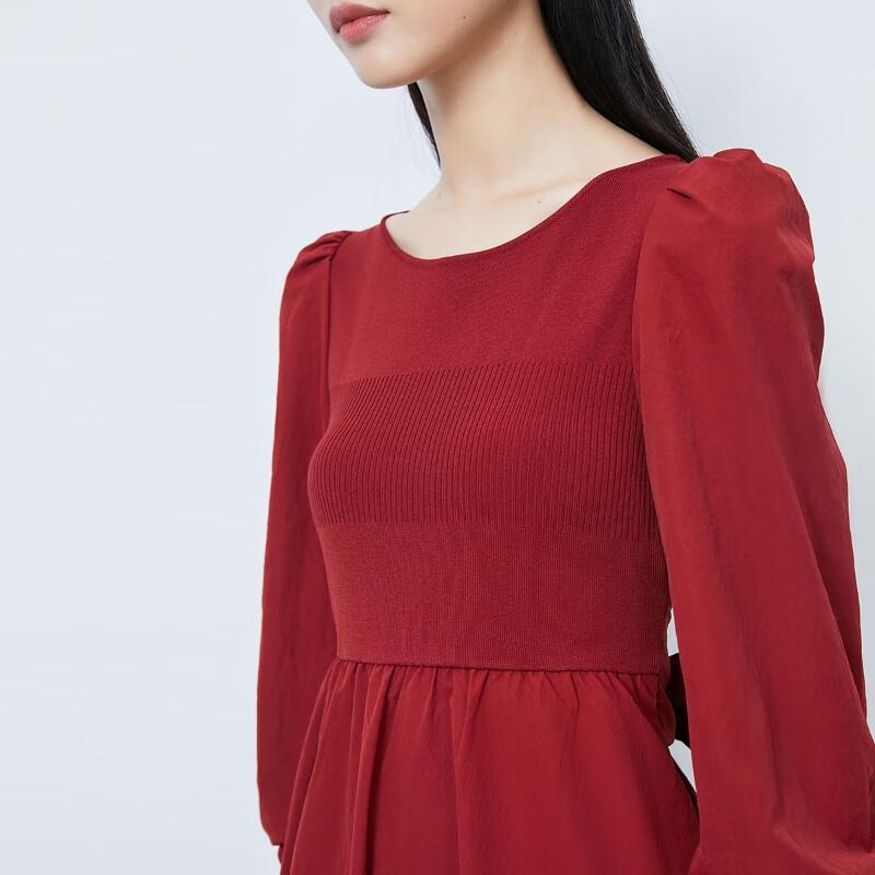 Vero Moda Women's French Style A-Line Midi Dress