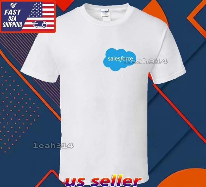 New Shirt Salesforce Logo T-Shirt Funny American Usa Unisex Size S-5XL 4XL