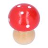 3pcs Wood Mushroom Ornament S L M Indoor Decoration Figurine Festival Gift Ornament  Bedroom