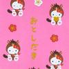 Sanrio Hello Kitty Pochi-bukuro Large Size 093777