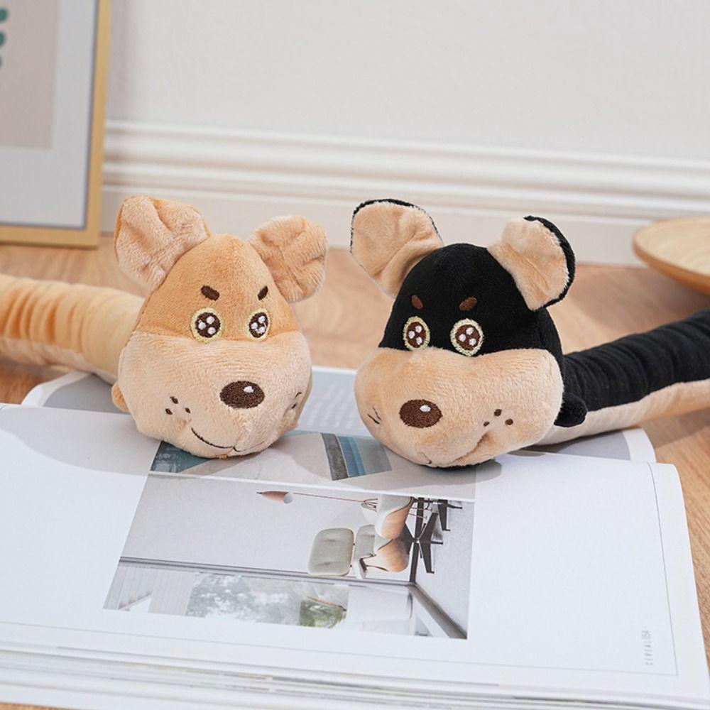 Pet Supplies Sausage Dog Squeaky Dog Cartoon Bite-resistant Sound-making Wear-resistant Creative Pet Chew Gift