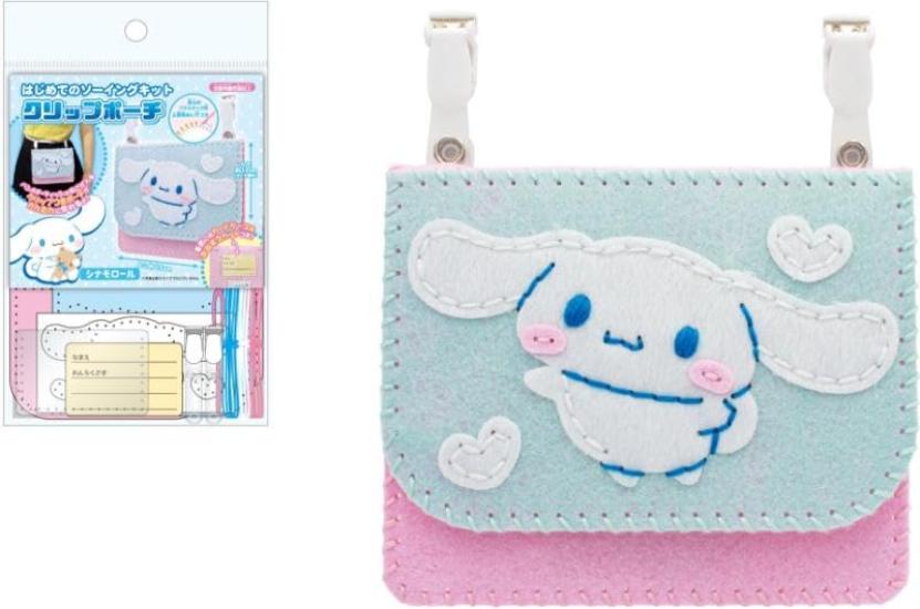 Onoue Man Sanrio First Sewing Kit Clip Pouch Cinnamoroll