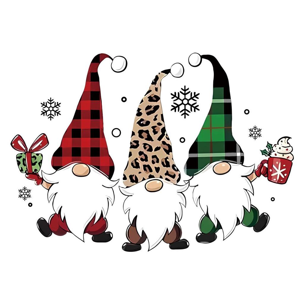 Gnomo Hot Patch Christmas Diy Patch Clothes, Woolen Clothes, Hats, Shirts, Clothes Stickers, Hot Press Application, Handicrafts and Supplies Diy