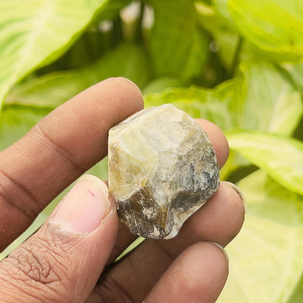 Natural Green Tourmaline Loose Gemstone 165.8 ct Uncut Rough Raw October Birthday Birthstone
