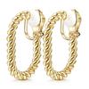 9x  No Piercing Required Earrings Creative Gold Plated Clip On Earrings No Pierced Comfort Fit For Women