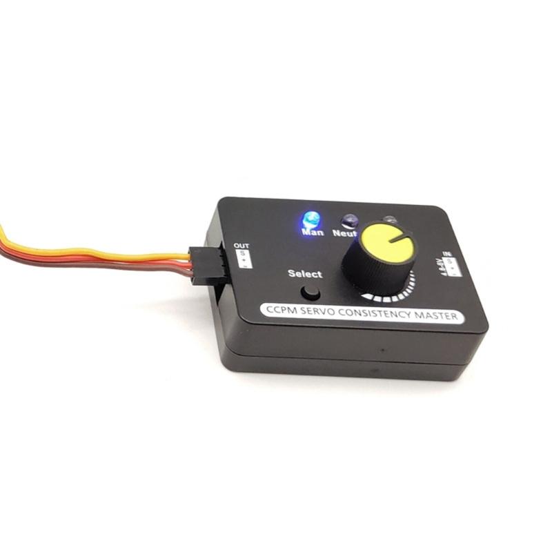 Easy To Use Servo Testing Device 3-channel CCPM Motor Consistency Tester Manual Speed Controller for ESCs and Motors