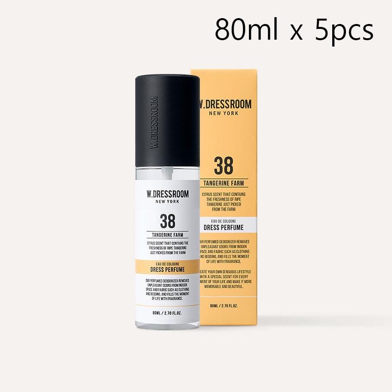 W.DRESSROOM Dress&Living Clear Hypoallergenic&Antibacterial Perfume Include BTS Pick - 80ml X 5EA (6 Options)