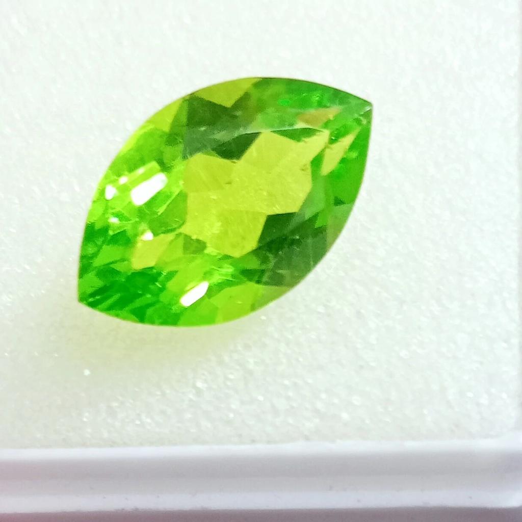 Marquise Cut Green Peridot For Making Designing Ring 10+ Ct Beautiful Gemstone