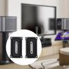 Pack of 2pcs Speaker Bass Enhancers Easy Setups for Deep Sound Experience Rubber Plastic Portable Use