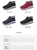 Herren Winter Baumwollschuhe mit dicker Sohle und Samtfutter für Väter mittleren Alters und ältere Menschen