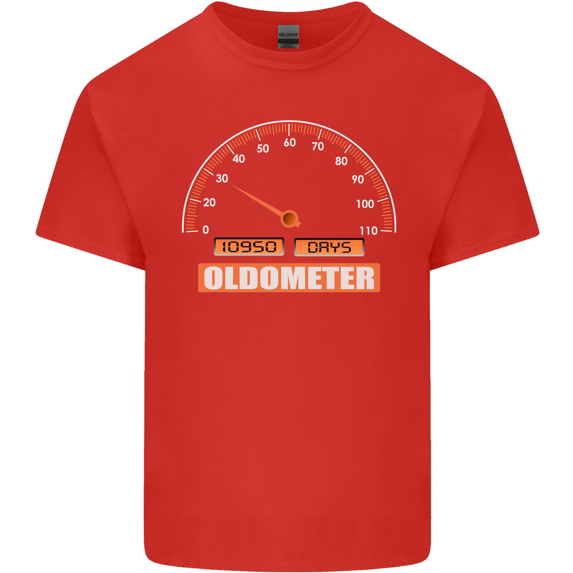 30th Birthday 30 Year Old Ageometer Funny Unisexs Light Cotton TShirt S