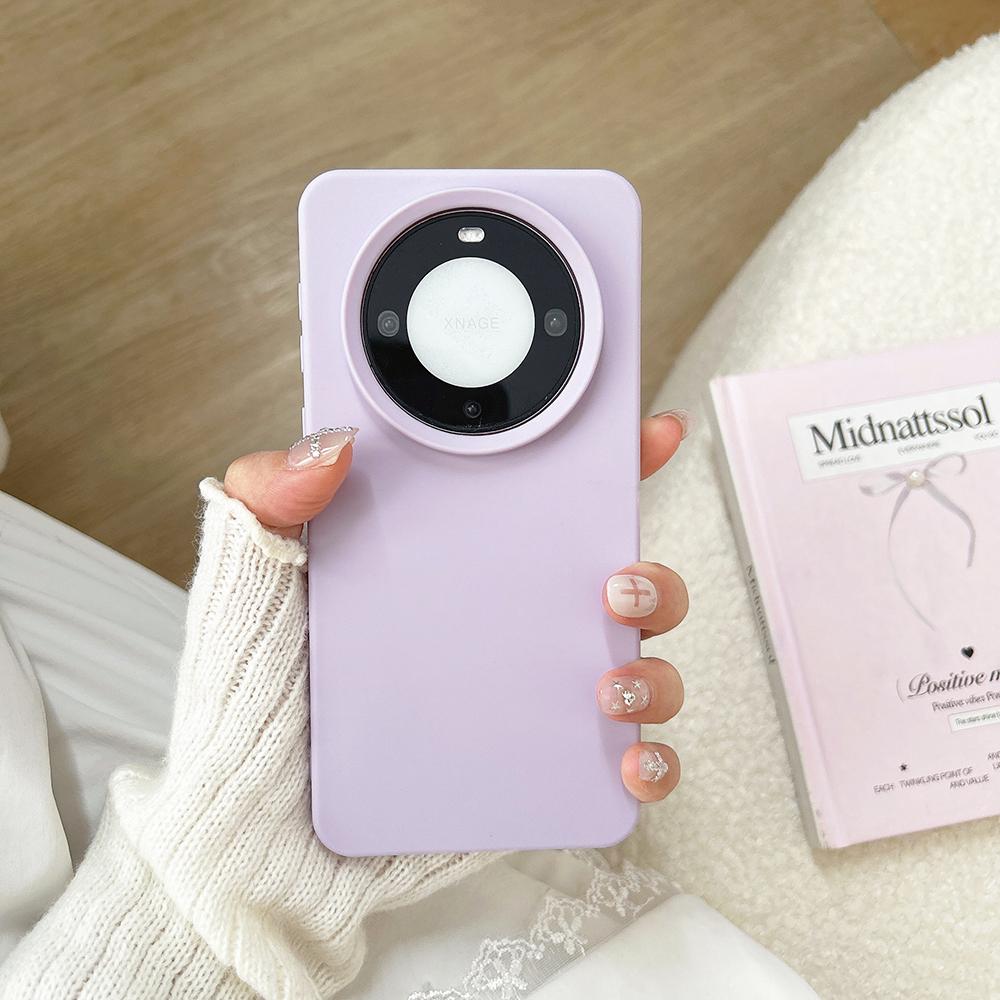 Lovely Macaron Candy Color Case For Huawei Mate 70 60 50 Pura 80 70 Nova 14 13 12 Pro Plus Pro+ Silicone Soft Matte Square Cover