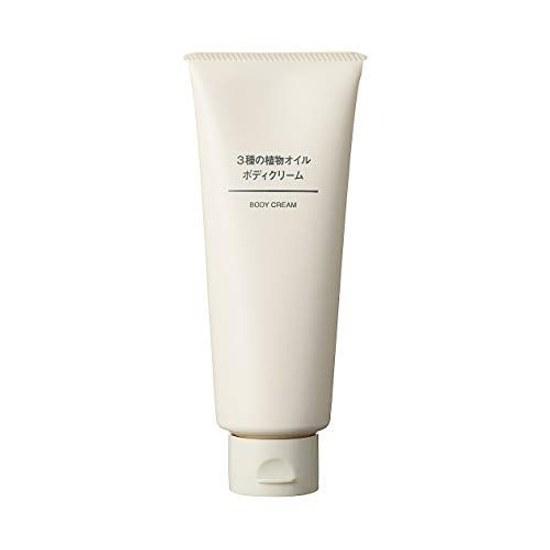 Muji 3 Types Plant Oils Body Cream 150g 150 Grams (x 1)