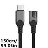 Typ-C-Gerade-Stecker zu abgewinkeltem Mittelknick-Stecker Datenkabel 240W Ladefunktion 80 Gbit/s Datenübertragung Unterstützung 60Hz