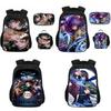 Large Capacity Demon Slayer Kimetsu No Yaiba Backpack With Durable Material And Stylish Design