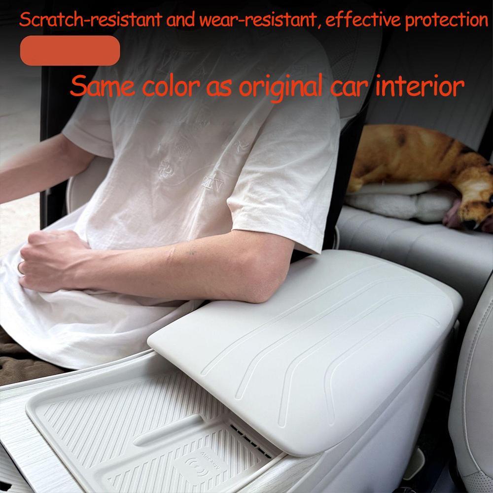 For Geely Galaxy E5 EX5 Proton eMas 7 E245 2024~2026 2025 Silicone Armrest Box Protection Cover Auto Interior Accessories