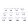 12PC Padded Comforter Clips Compact Multifunctional Metal and Foam Padded Blanket Fasteners