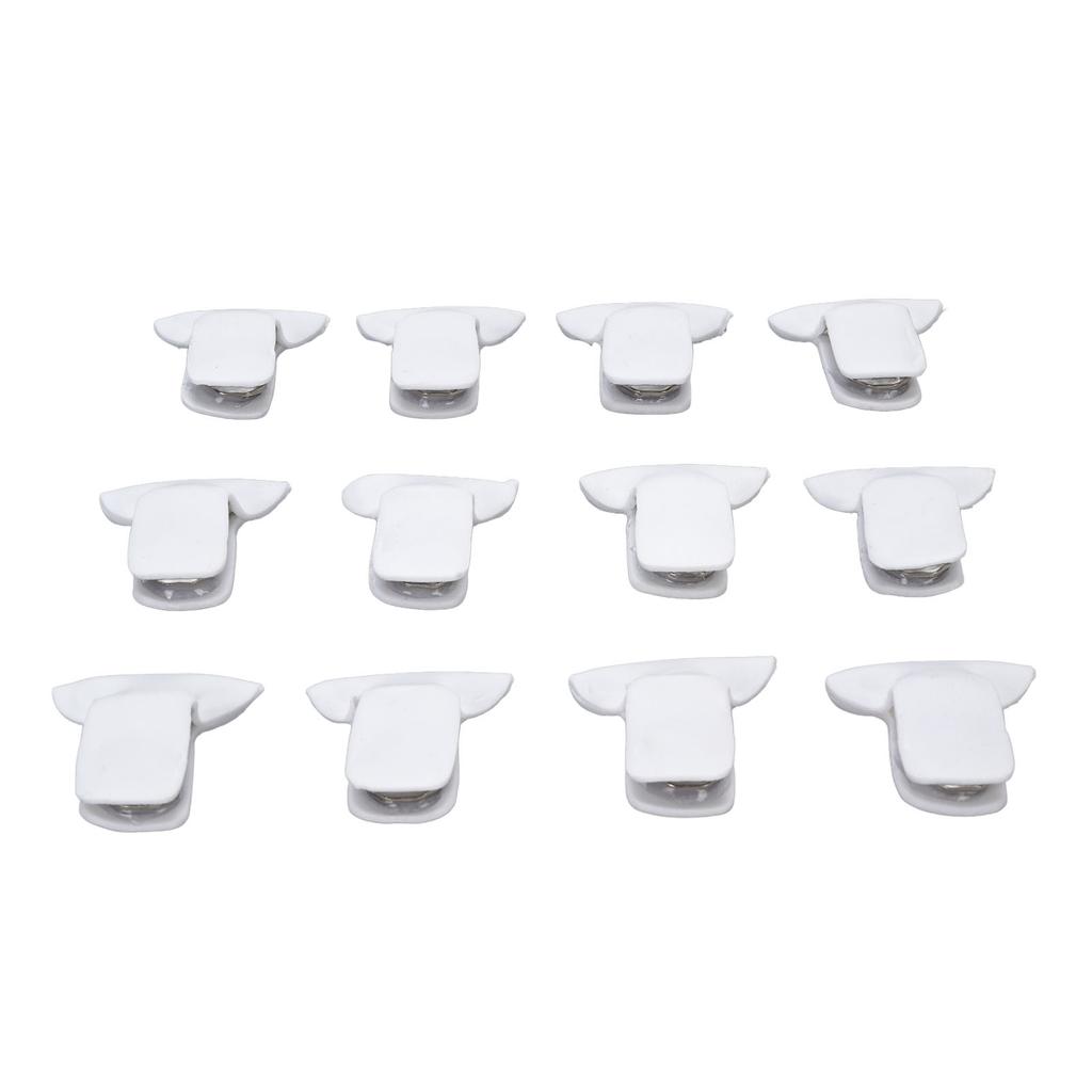 12PC Padded Comforter Clips Compact Multifunctional Metal and Foam Padded Blanket Fasteners