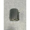 90mm Long Silver Carbon Fiber Exhaust Tip for BMW M2 M3 M4 M5 M6, F87 F80 F82 F83 F90, G80 G82 G83