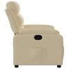 Cream Fabric Recliner Chair
