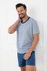 Men's Short-sleeved Pajamas, Short Pants Niger XXXL
