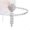 Kopfbedeckung 1920S Kopfschmuck Dekoration Flapper Stirnband Strass Feder für Festival