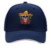 Mexican Sugar Skull Wall Art With Roses Cactus Sombrero Hip Hop hat Fashion Outdoor Sports Sandwich Baseball Cap