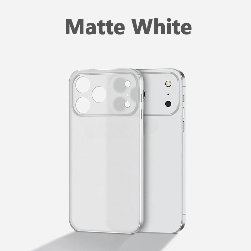 

Ultra Thin Translucent Matte Case For iPhone 17 ProMax 17Air 16 15 14 Plus 13 12 Anti-Fingerprint PP Lightweight Protector Cover For iPhone 17