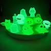 Mini Halloween Leuchtende Ornamente Niedliche Geist Tier Miniaturfigur Auto Dekor