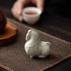 Elegant Creative Ru Ware Ceramic Horse Tea Pet – Tang Dynasty-Inspired Home Ornament and Souvenir Gift.