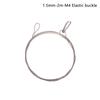4Pcs/Lot Flexible Thin Black 1.5/2/3Mm Cable Safety Steel Lock Wire Safe Rope Locks Led Par Light Duty Quick Release Pin