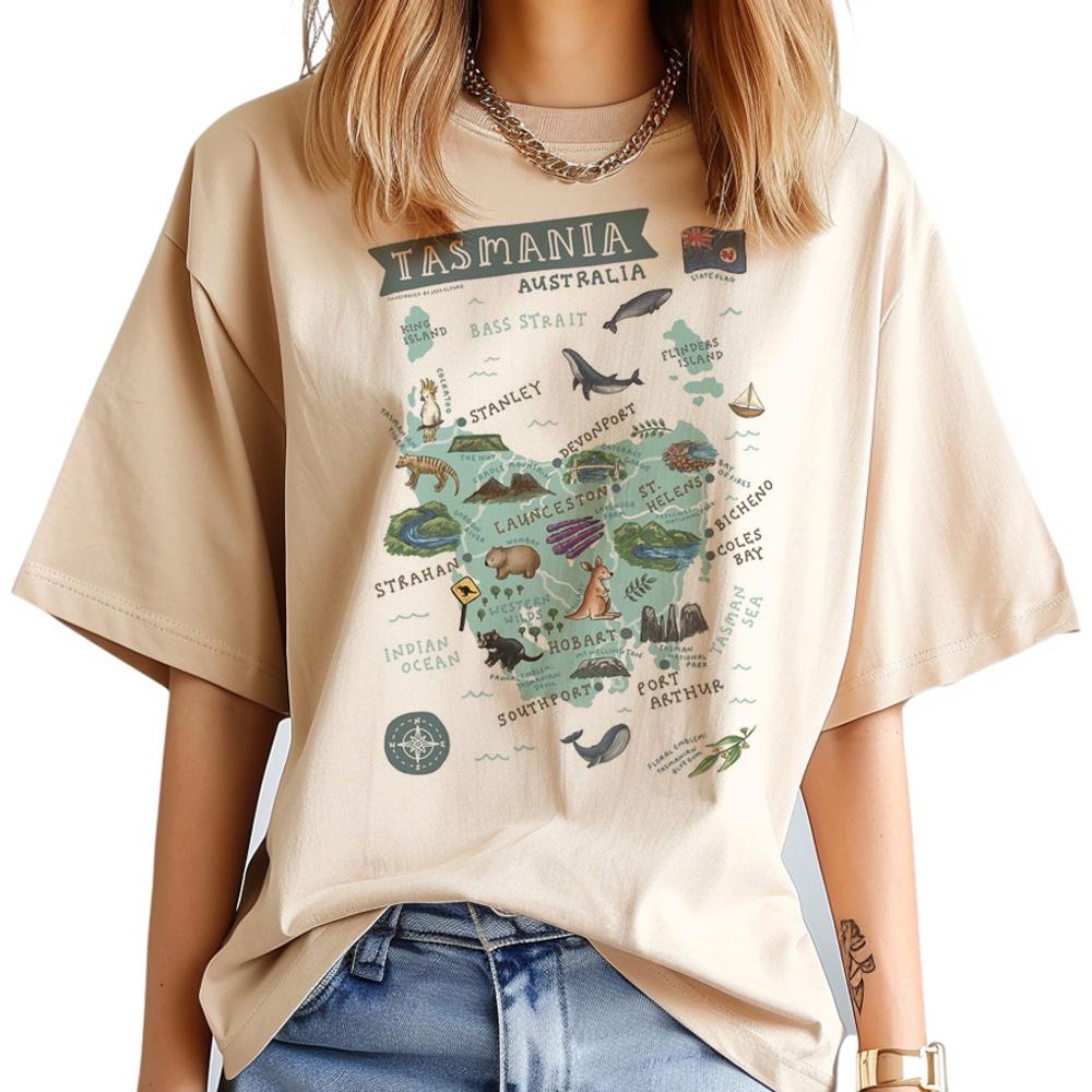 

Australia top Women harajuku graphic funny tshirt female streetwear clothing 4XL