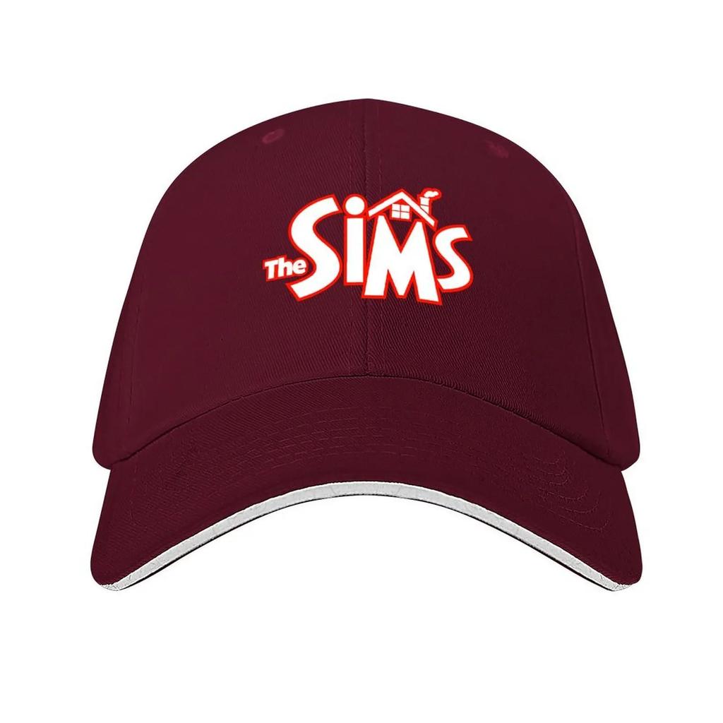 The Sims Logo Baseball Cap Christmas Hat Fishing Hat Funny Hats Hat Unisex Luxury Womens  Unisexs