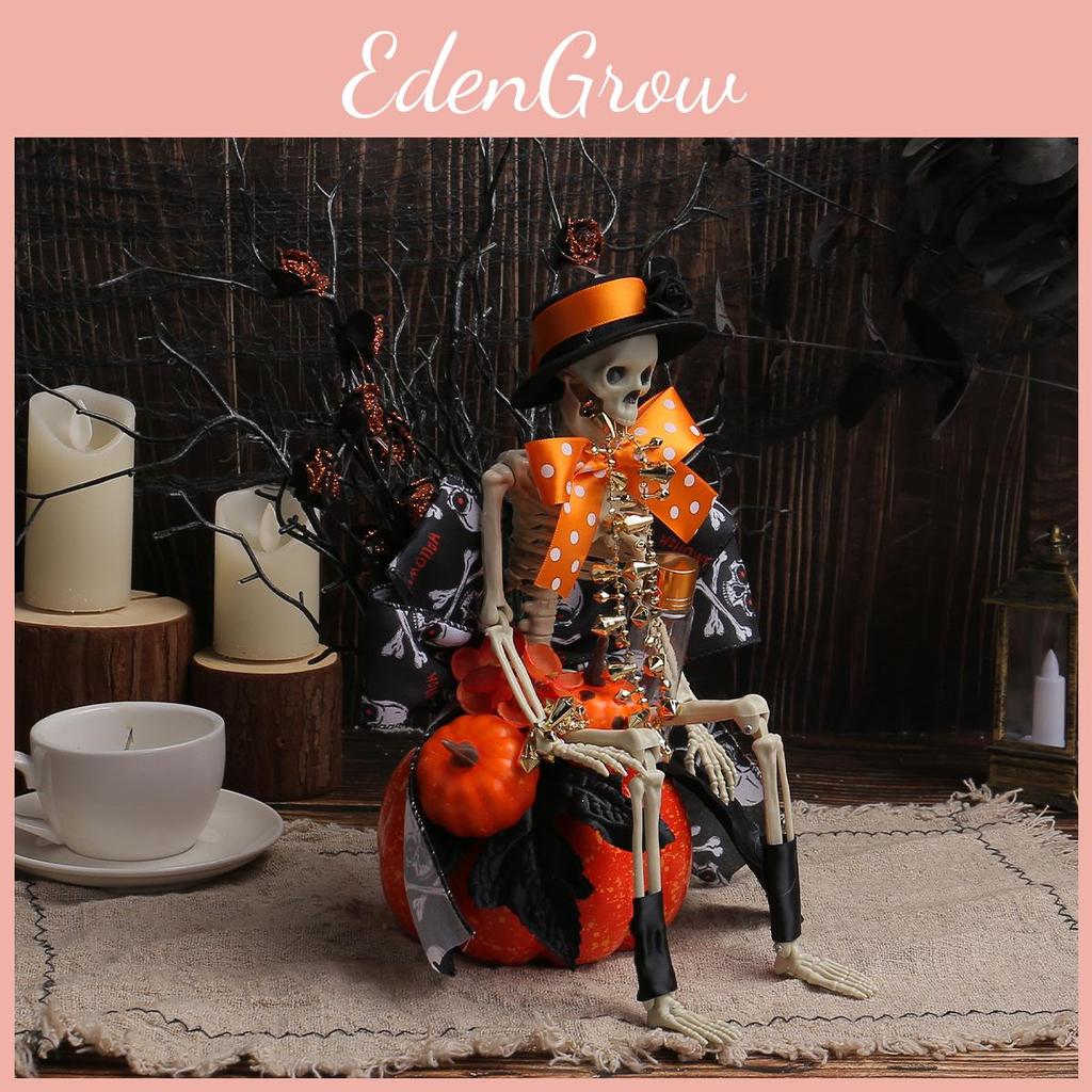 Skelett Halloween Kürbis Tischornament Partydekoration Gruselige Requisiten Event