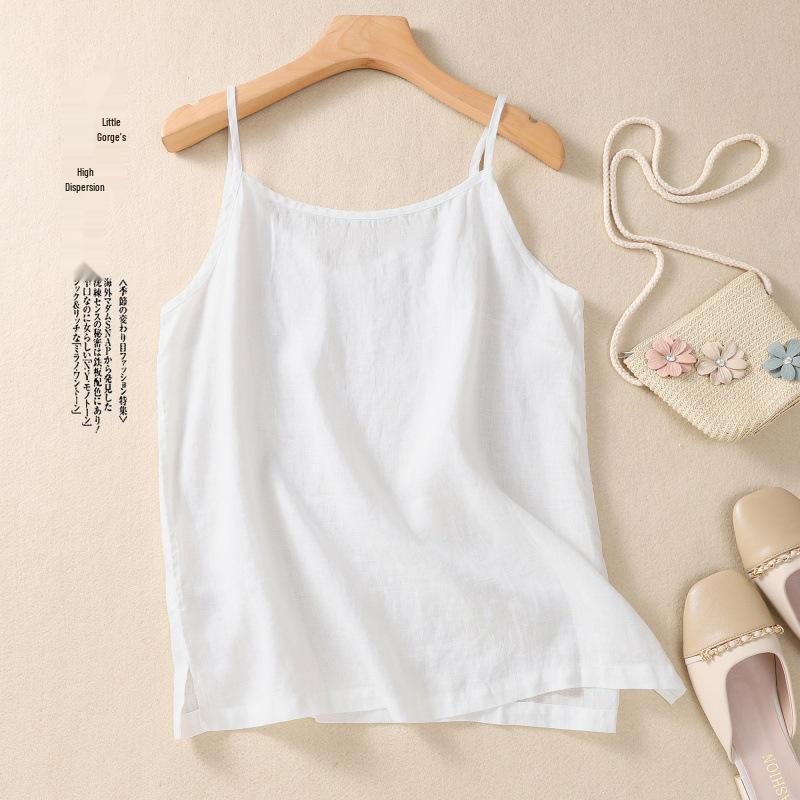 2023 Summer Lightweight Linen V-Neck Camisole
